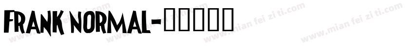 Frank Normal字体转换